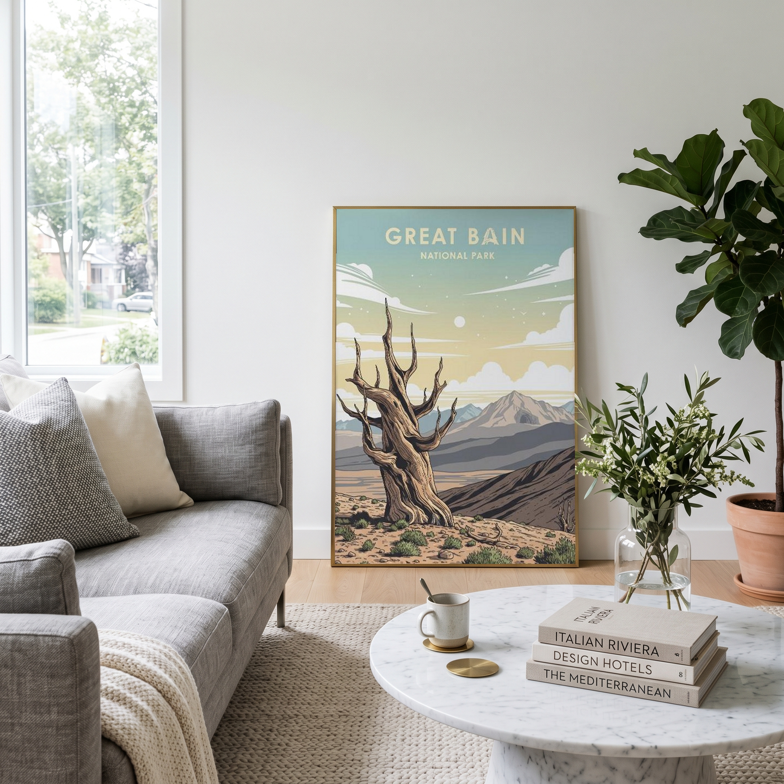 Great Basin National Park Poster — Vintage Bristlecone Pine Nevada Print