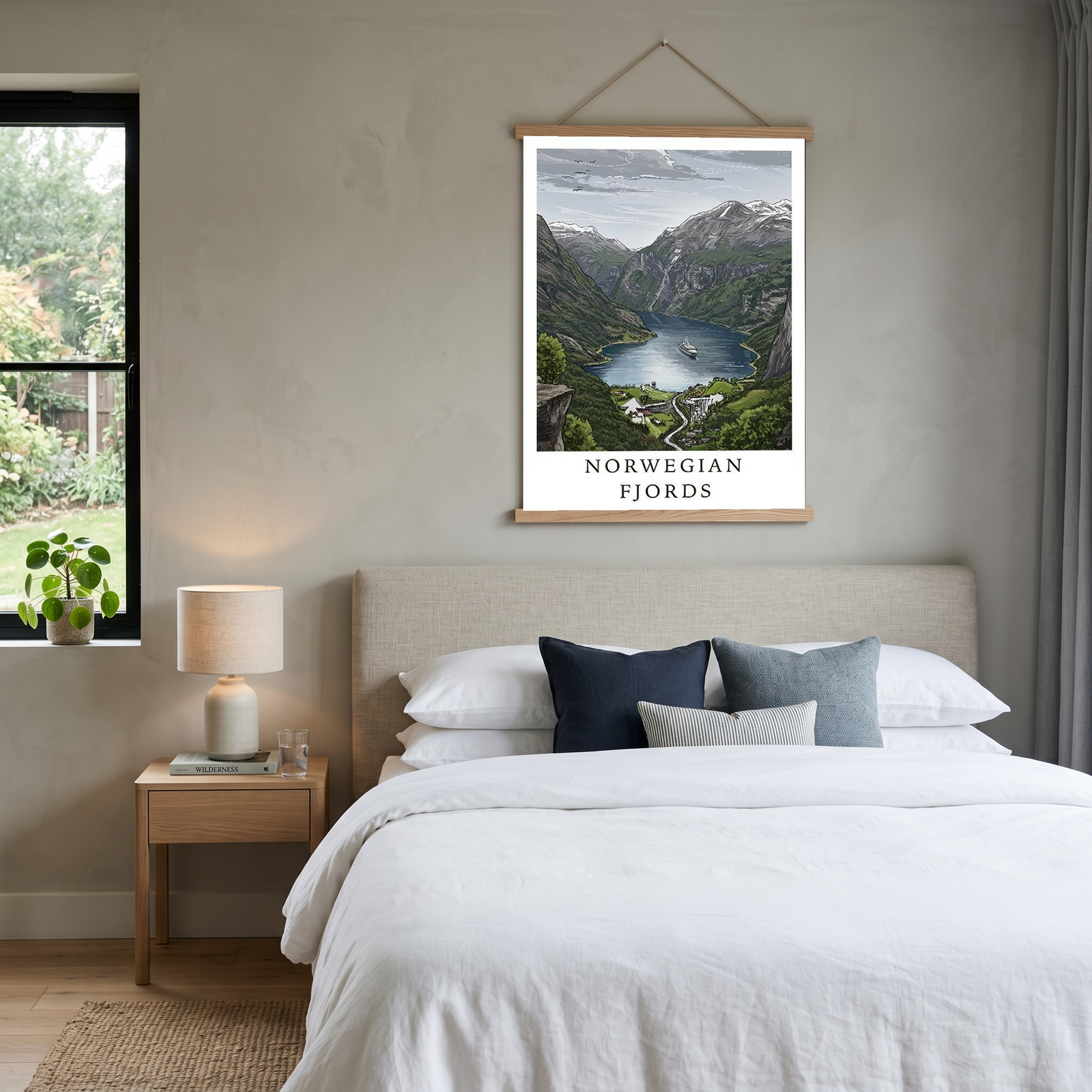 Norwegian Fjords — Geirangerfjord Scenic Travel Wall Art Print