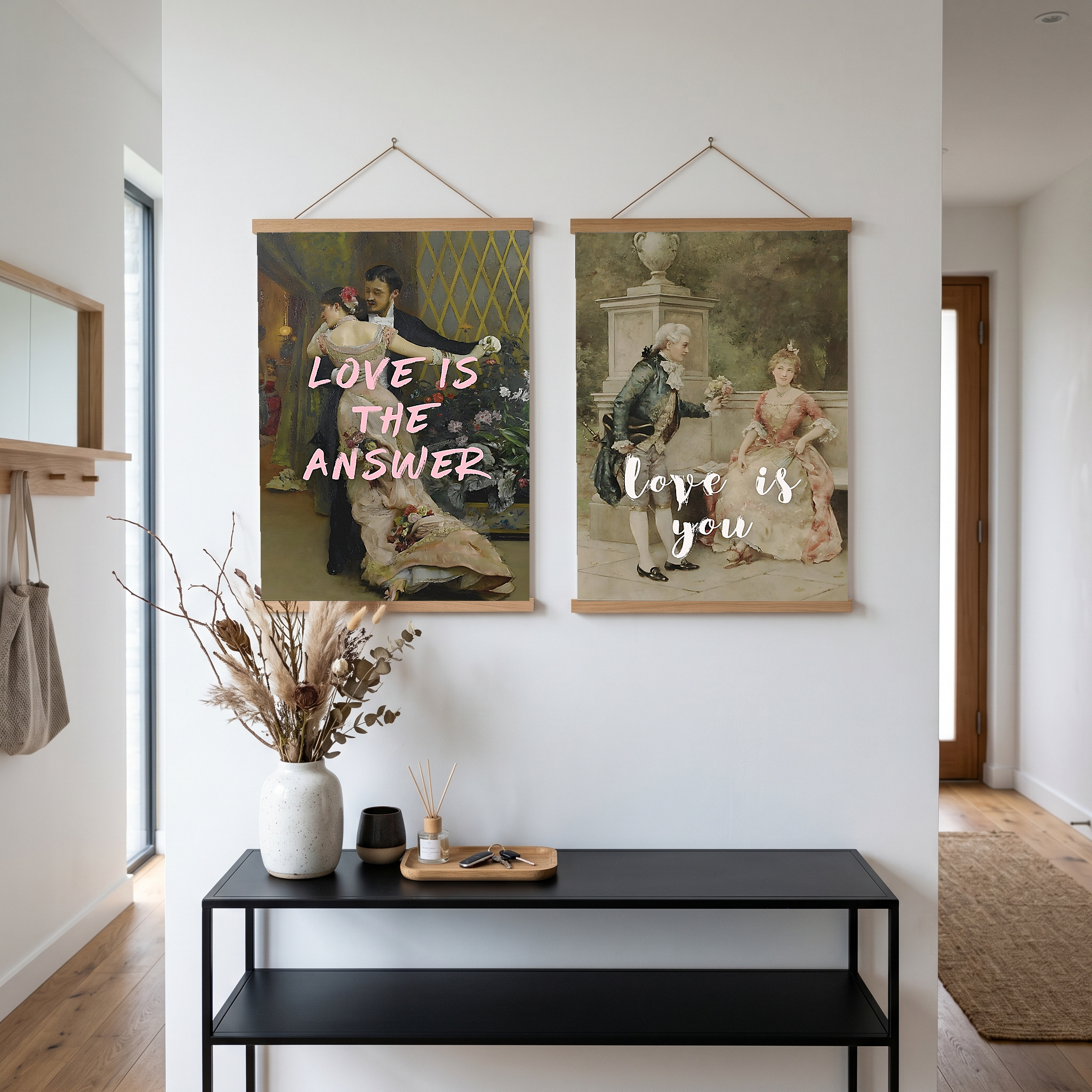 Love is the Answer Wall Art Print — Inspiring Love Quote Poster