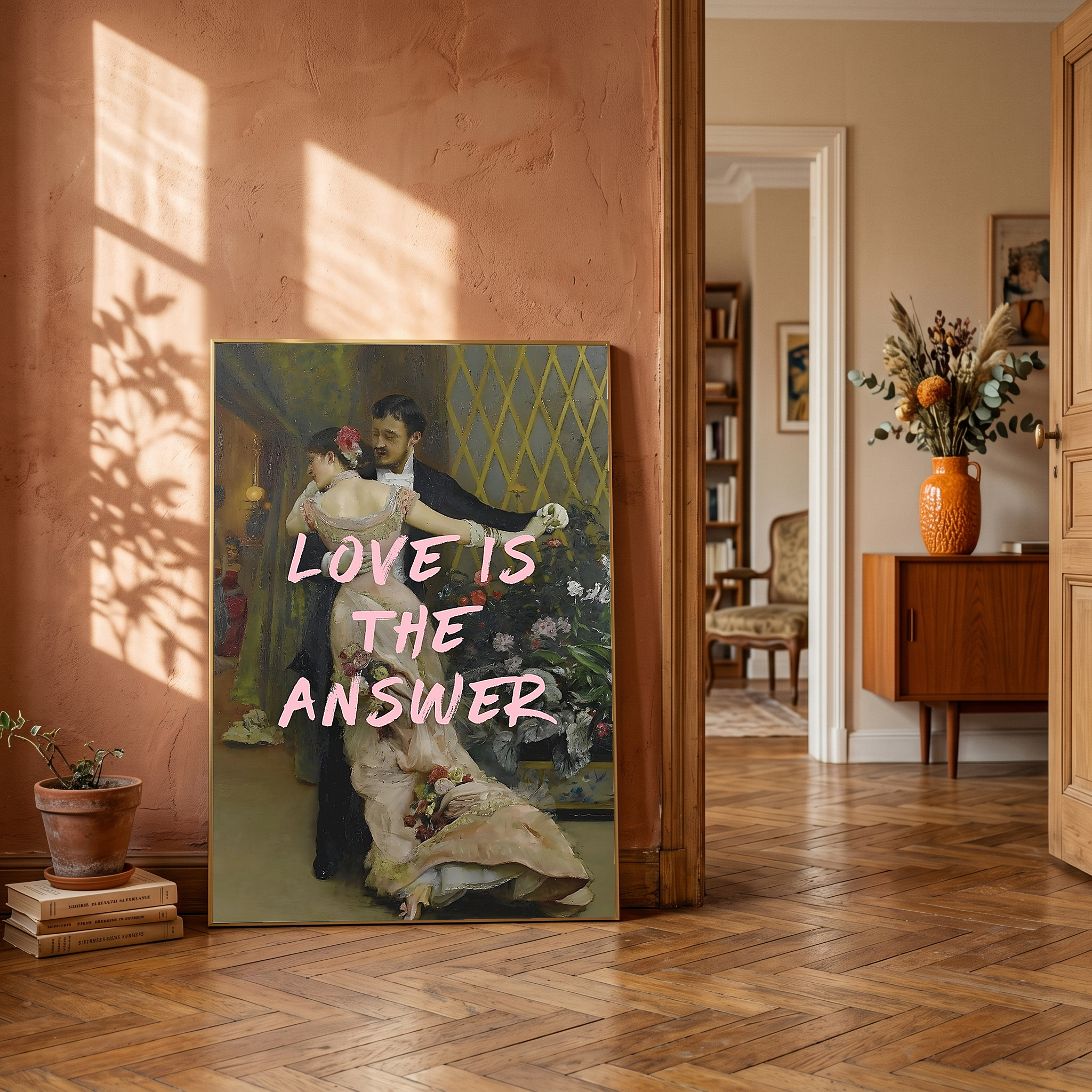 Love is the Answer Wall Art Print — Inspiring Love Quote Poster