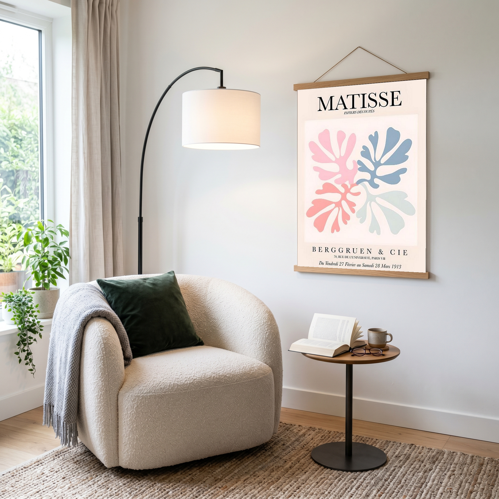 Matisse Cut-Outs Exhibition Poster — Berggruen 1953 Print