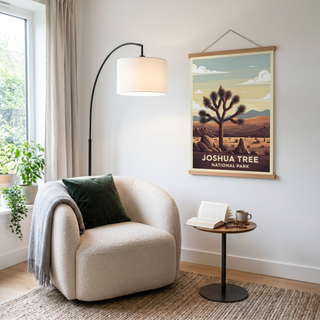Joshua Tree National Park Poster — Vintage California Desert Yucca Print