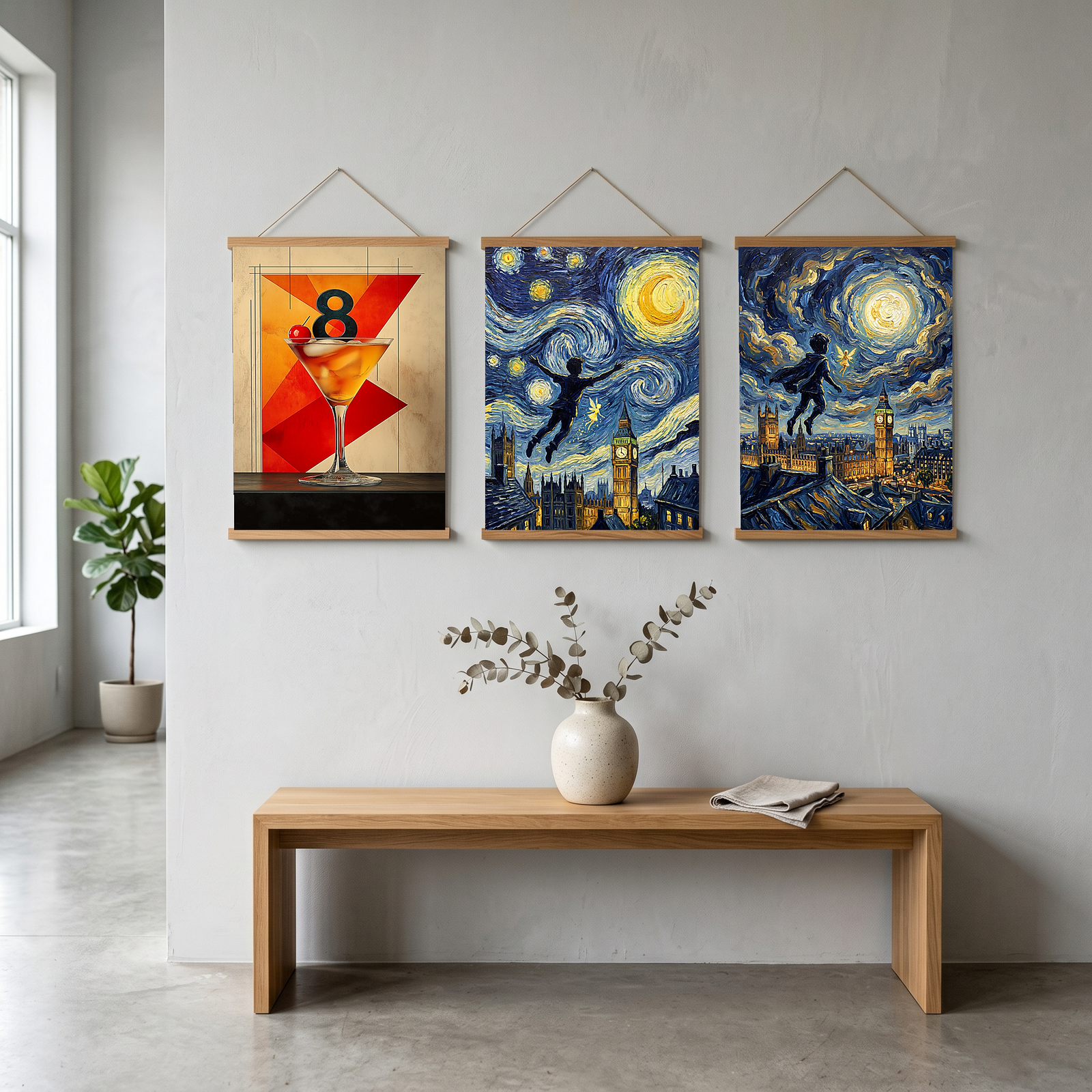 Amsterdam Flower Market Print — Canal Houses Tulip Cityscape Art