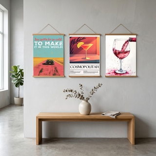 Porsche Wall Decor — Retro Travel Quote Cold To Make It Print