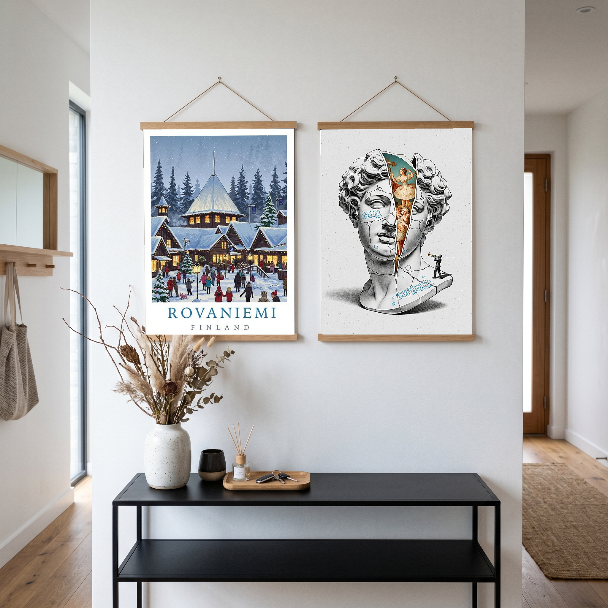 Rovaniemi Finland — Santa Village Winter Travel Wall Art Print