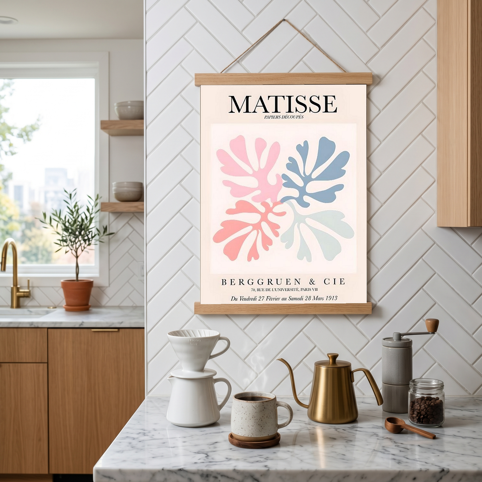 Matisse Cut-Outs Exhibition Poster — Berggruen 1953 Print