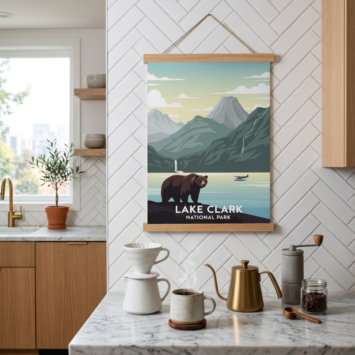 Aperol Spritz Wall Art Print — Italian Summer Cocktail Poster