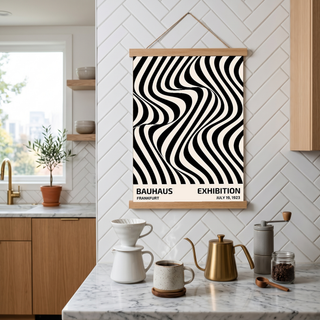 Bauhaus Exhibition 1923 Poster — Frankfurt Op Art Print