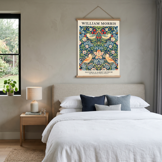 William Morris Strawberry Thief Print — V&A Museum Botanical Art