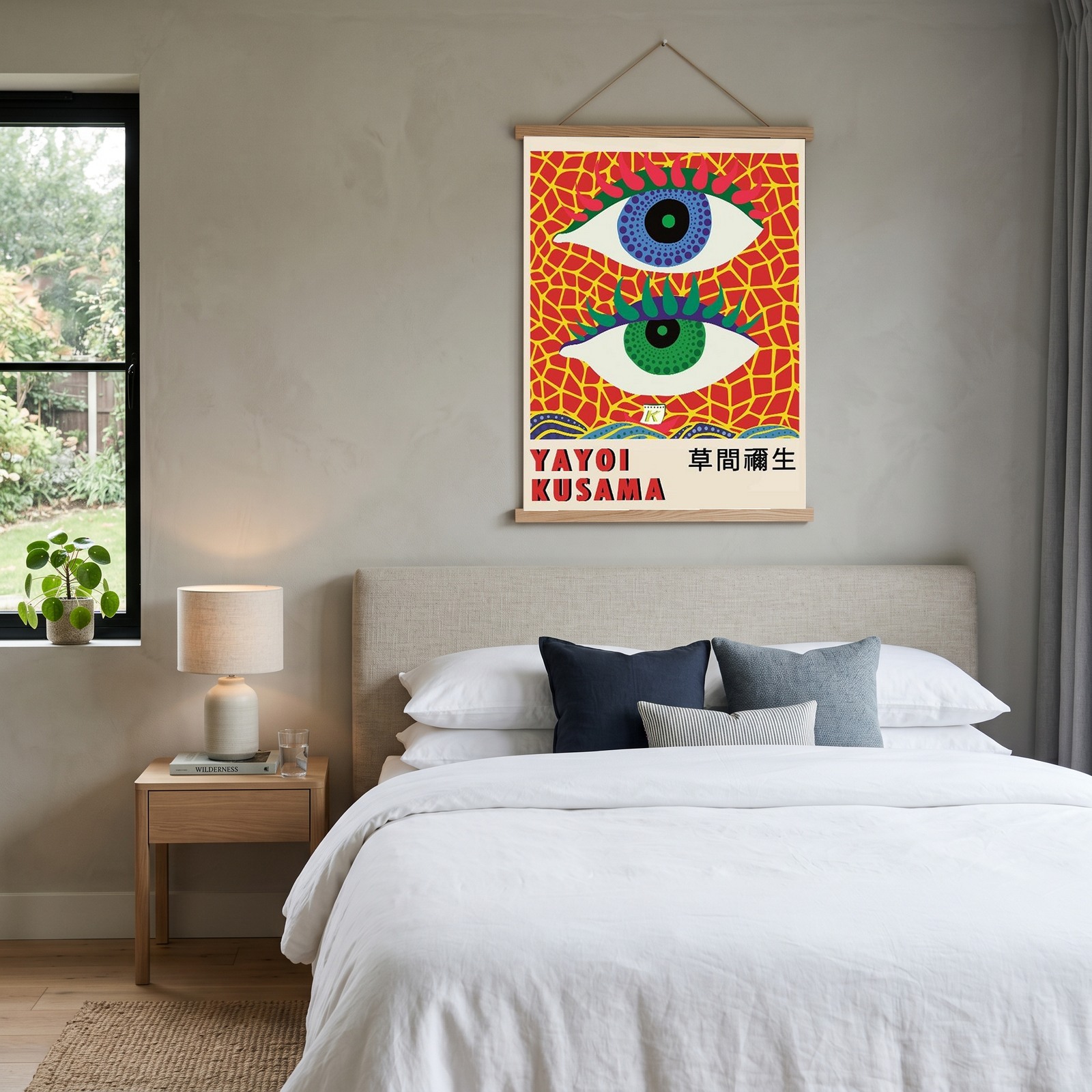 Yayoi Kusama Eye Art Print — Pop Art Contemporary Poster