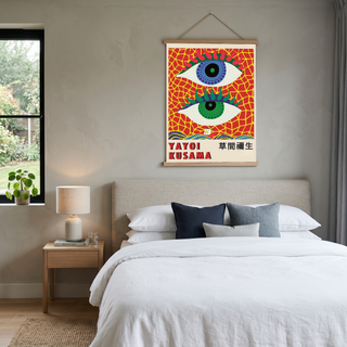 Yayoi Kusama Eye Art Print — Pop Art Contemporary Poster