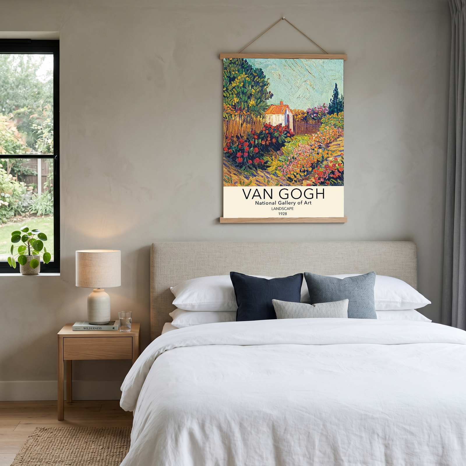 Van Gogh Landscape Poster — National Gallery Post-Impressionist Print