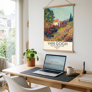 Van Gogh Landscape Poster — National Gallery Post-Impressionist Print