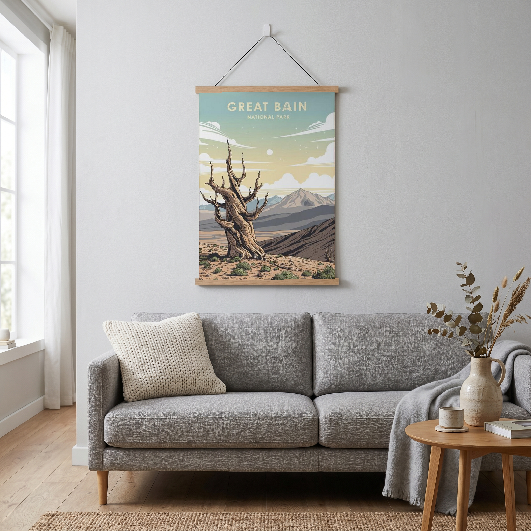 Great Basin National Park Poster — Vintage Bristlecone Pine Nevada Print