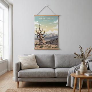 Great Basin National Park Poster — Vintage Bristlecone Pine Nevada Print