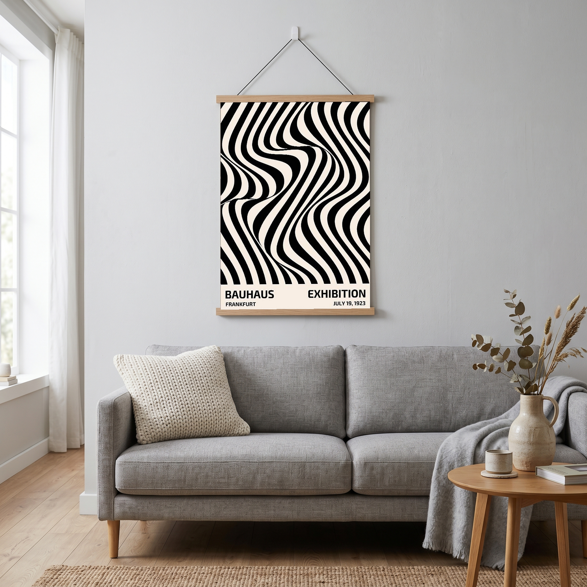Bauhaus Exhibition 1923 Poster — Frankfurt Op Art Print