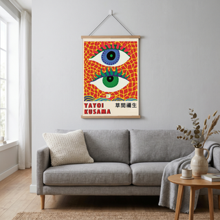 Yayoi Kusama Eye Art Print — Pop Art Contemporary Poster
