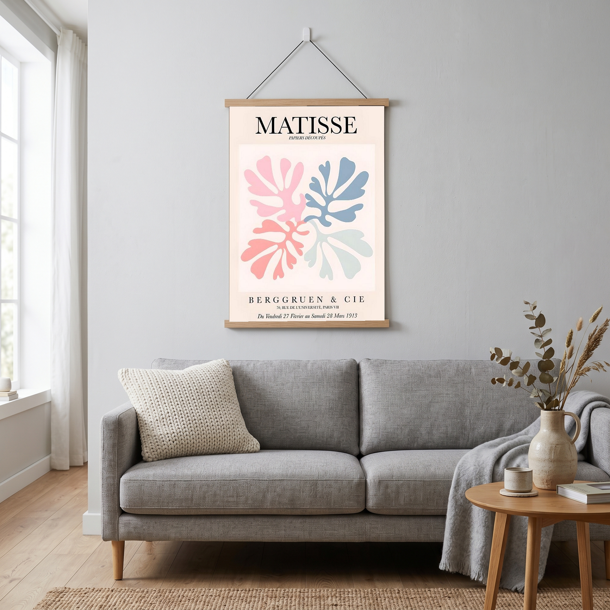 Matisse Cut-Outs Exhibition Poster — Berggruen 1953 Print