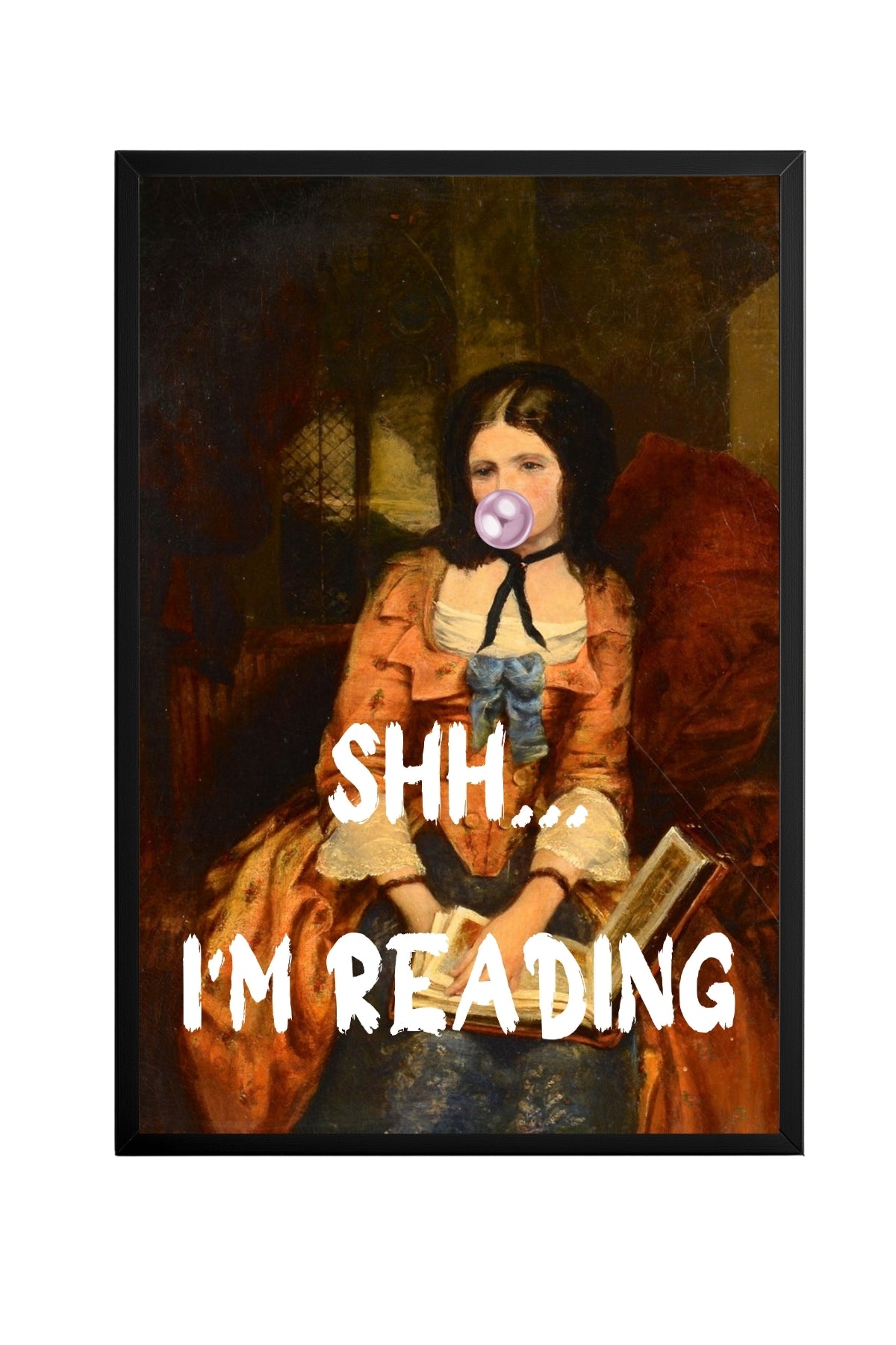She is Reading –  Tablo Boyutlarında ve Yüksek Kaliteli Poster