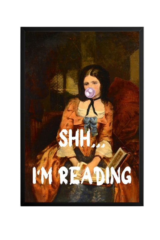 She is Reading –  Tablo Boyutlarında ve Yüksek Kaliteli Poster