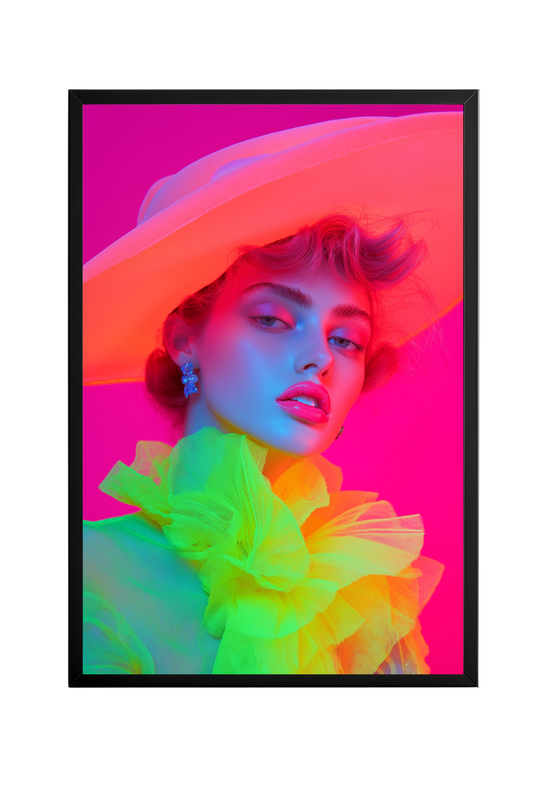 Hat and Hues Tablo Boyutlarında ve Yüksek Kaliteli Poster