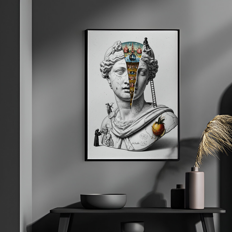 Pleasure and Peril — Bosch Inspired Wall Art Print