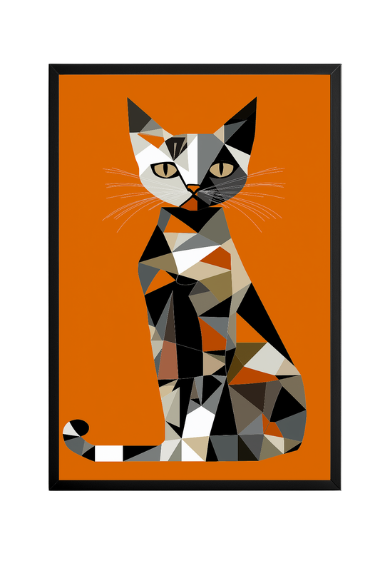 Shapes of a Cat Tablo Boyutlarında ve Yüksek Kaliteli Poster