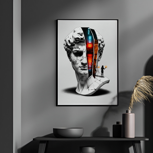 Neon Noir Tablo Boyutlarında ve Yüksek Kaliteli Poster