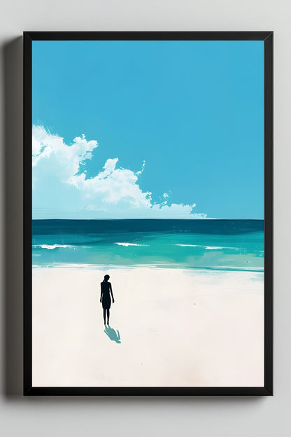 Waves Alone –  Tablo Boyutlarında ve Yüksek Kaliteli Poster