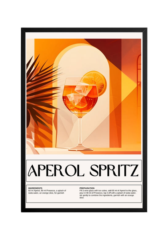 Aperol Spritz –  Tablo Boyutlarında ve Yüksek Kaliteli Poster