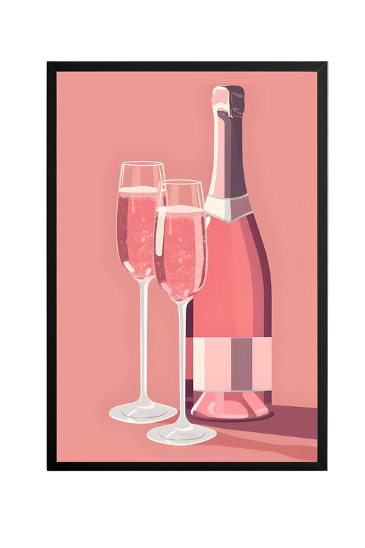 Rosé Rendezvous –  Tablo Boyutlarında ve Yüksek Kaliteli Poster