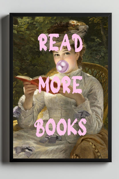 Read More Books –  Tablo Boyutlarında ve Yüksek Kaliteli Poster
