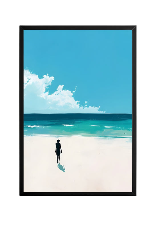 Waves Alone –  Tablo Boyutlarında ve Yüksek Kaliteli Poster
