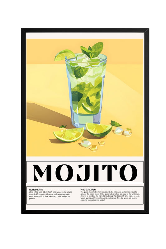 The Mojito –  Tablo Boyutlarında ve Yüksek Kaliteli Poster