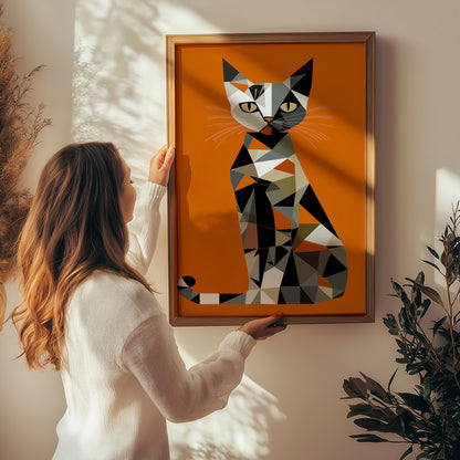 Shapes of a Cat Tablo Boyutlarında ve Yüksek Kaliteli Poster