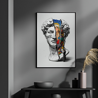 Fate Tarot — Surreal David Bust Wall Art Print