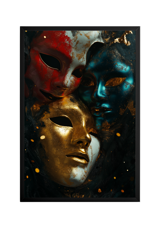 Chromatic Masks Tablo Boyutlarında ve Yüksek Kaliteli Poster