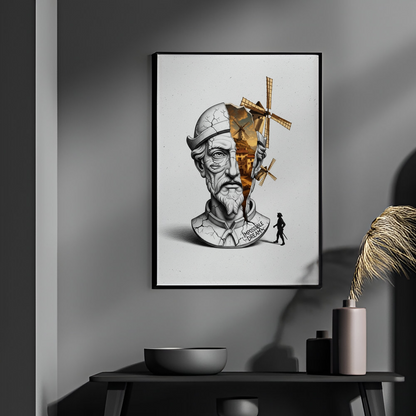 Impossible to Dream: Don Kişot Tablo Boyutlarında ve Yüksek Kaliteli Poster