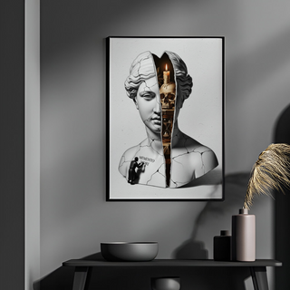 Memento Mori — Surreal Venus Vanitas Wall Art Print