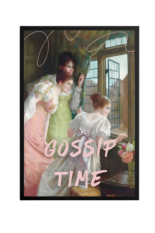 Gossip Time –  Tablo Boyutlarında ve Yüksek Kaliteli Poster