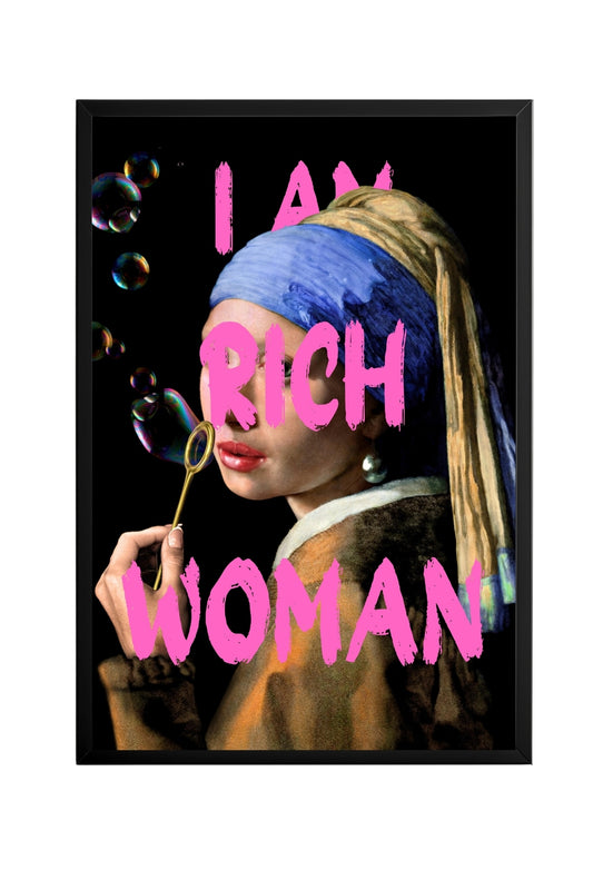 She is Rich –  Tablo Boyutlarında ve Yüksek Kaliteli Poster