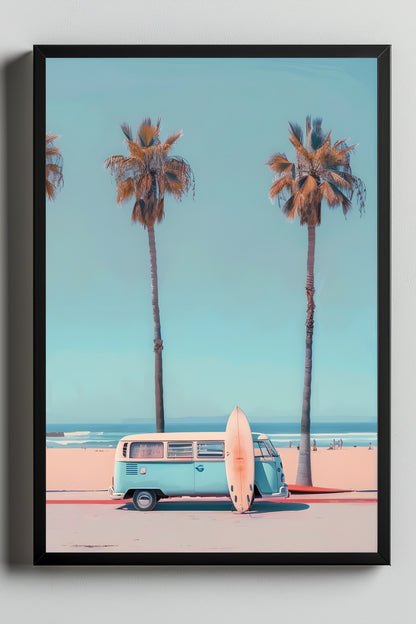 Surf & Chill –  Tablo Boyutlarında ve Yüksek Kaliteli Poster