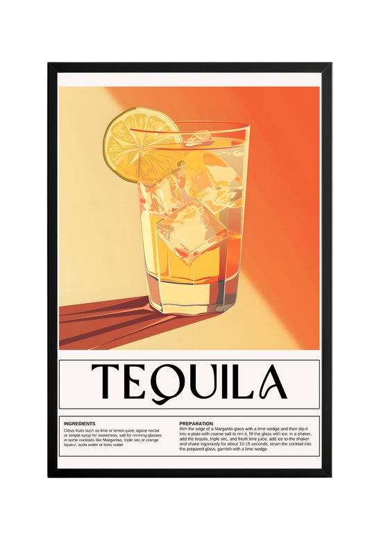 Tequila –  Tablo Boyutlarında ve Yüksek Kaliteli Poster