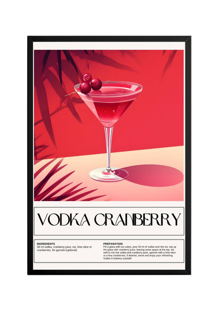 Vodka Cranberry –  Tablo Boyutlarında ve Yüksek Kaliteli Poster