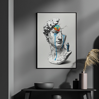 Dream Weaver V.2 — Surreal David Bust Wall Art Print