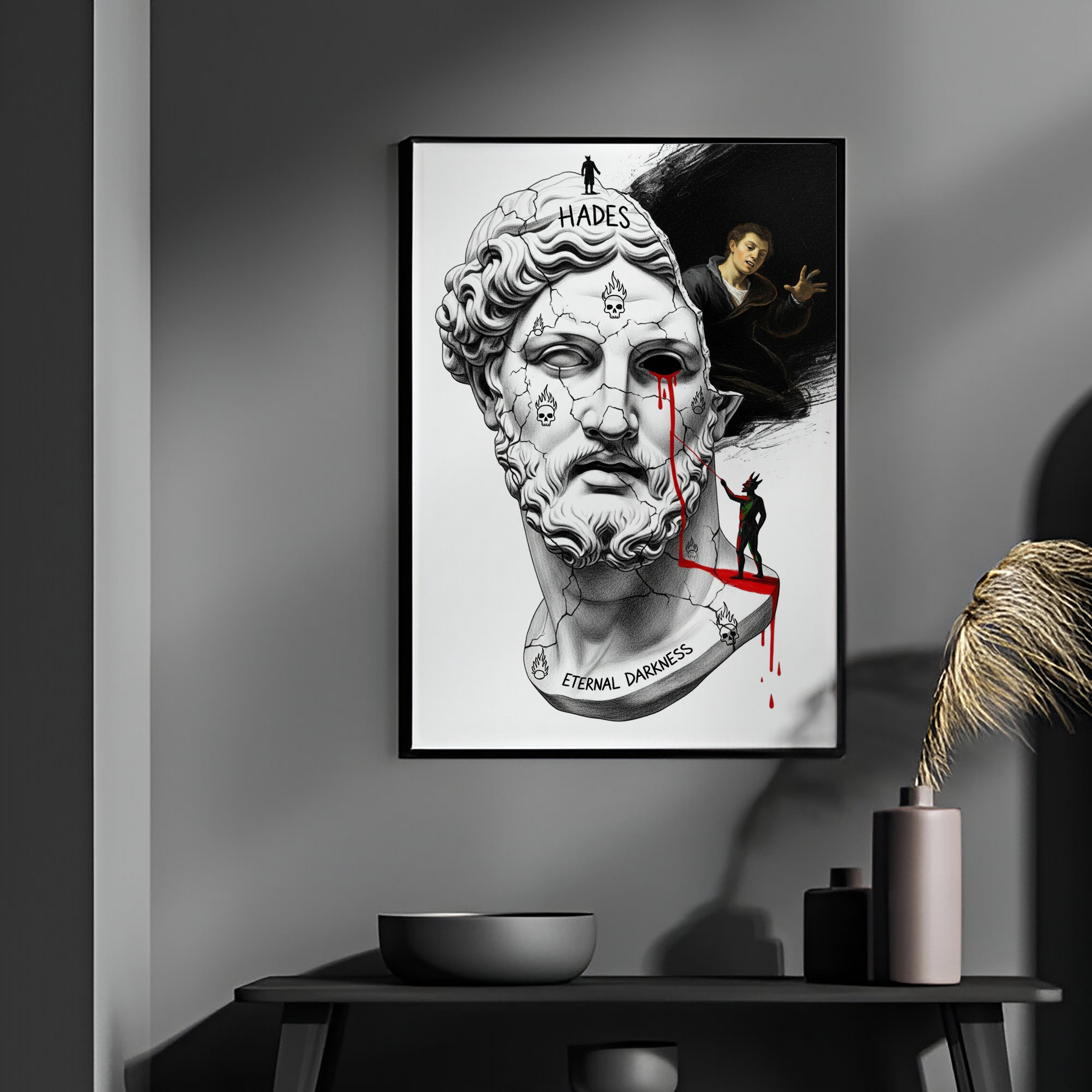 Eternal Darkness — Hades Mythology Wall Art Print