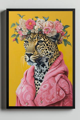 Floral Majesty Wall Art Print — Lush Botanical Bouquet Poster