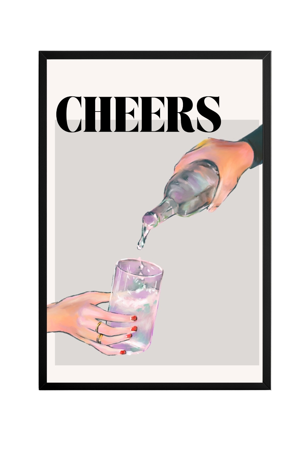 Cheers –  Tablo Boyutlarında ve Yüksek Kaliteli Poster