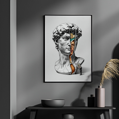 Katmanlar - Sürrealist Tablo Boyutlarında ve Yüksek Kaliteli Poster