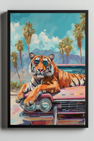 Tropical Swagger Wall Art Print — Bold Tropical Aesthetic Poster
